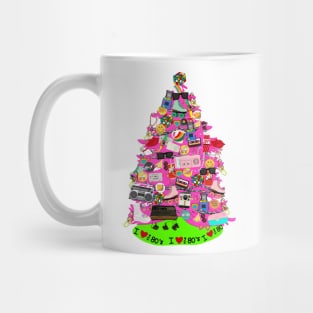 80's Christmas tree Mug